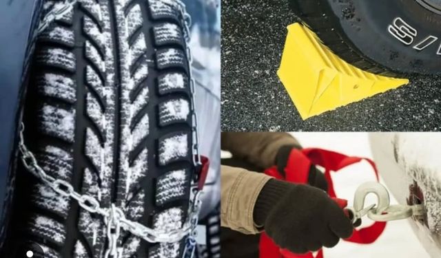 Vanlı sürücülere uyarı! Zincirsiz ve ekipmansız trafiğe çıkmayın