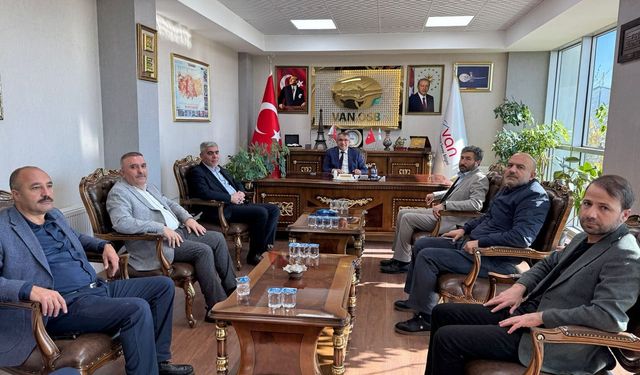 HAKSİAD’dan Van OSB Başkanı Aslan’a ziyaret
