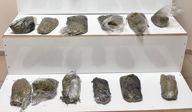 Erciş’te narkotik operasyonu! 4 kilo 400 gram esrar ele geçirildi