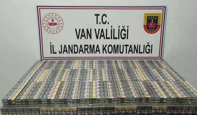 Başkale’de bin 980 paket kaçak sigara ele geçirildi