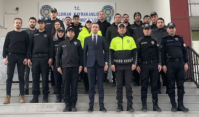 Kaymakam Bakan’dan Çaldıran İlçe Emniyet Müdürlüğü’ne ziyaret
