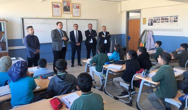 Müdür Nurses’ten Andaç İlk ve Ortaokulu’na ziyaret