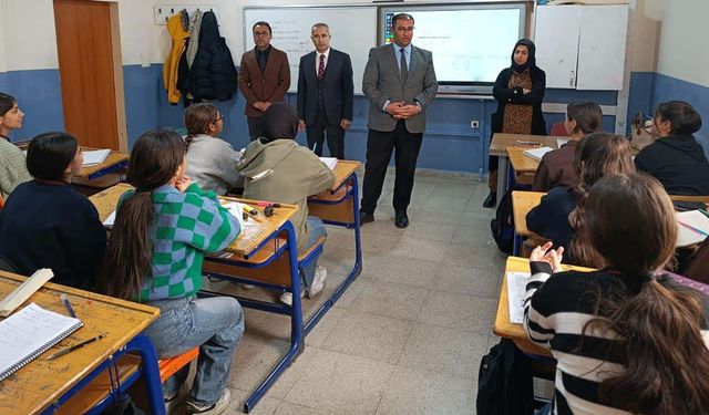 Müdür Nurses’ten Çiçekli Çok Programlı Anadolu Lisesi’ne ziyaret