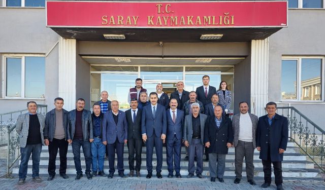 Saray’da tarım istişare toplantısı gerçekleştirildi