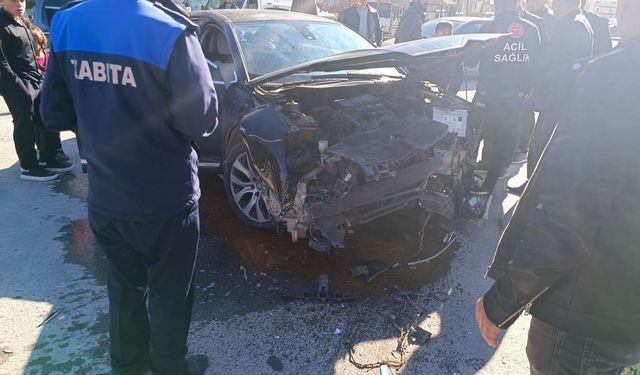 Van Muradiye’de trafik kazası!