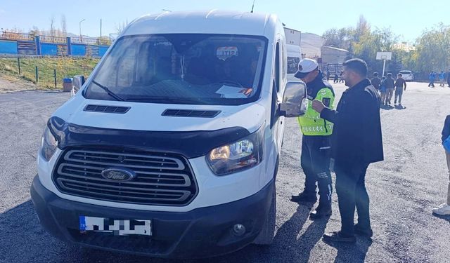 Van’da öğrenci servislerine sıkı denetim