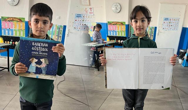 Bakımlı İlkokulu’ndan kütüphanelere anlamlı destek