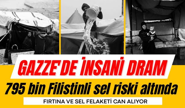 Byron fırtınası Gazze'yi vurdu: 3'ü çocuk 14 kişi öldü