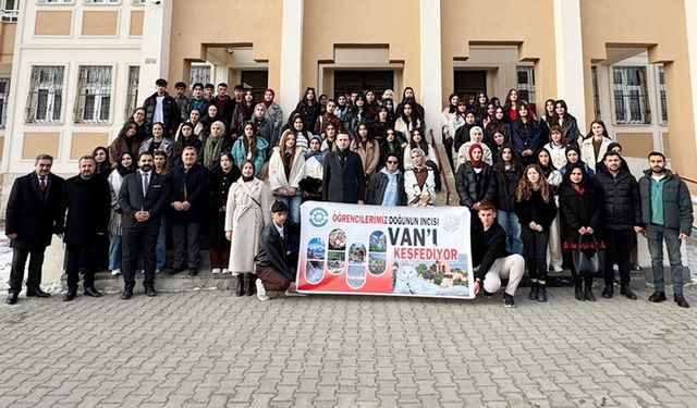 Çaldıranlı öğrenciler Van’ı keşfediyor