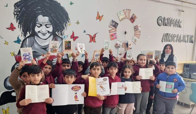 Eminpaşa İlkokulu’ndan ‘Bir Kitap da Benden Olsun’ Projesine anlamlı destek