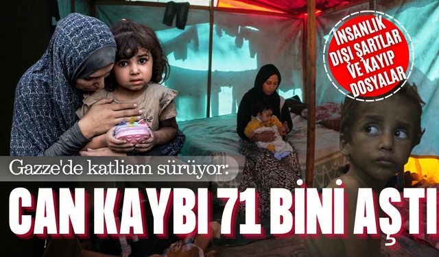 Gazze'de durmayan katliam: Şehid sayısı 71 bin 266'ya çıktı!