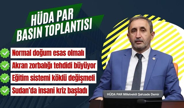 HÜDA PAR'dan sezaryen uyarısı: Normal doğum esas olmalı