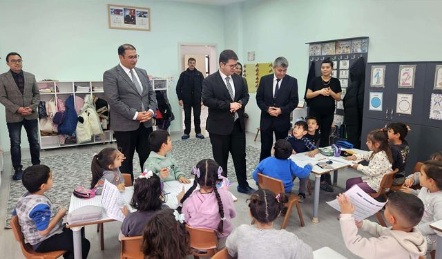 Kaymakam Özdemir’den okullara ziyaret