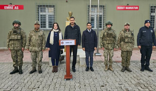 Kaymakam Türkoğlu’ndan hudut karakollarına ziyaret
