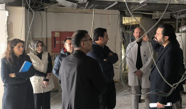 Müdür Tosun, İpekyolu Ek Bina’da incelemelerde bulundu