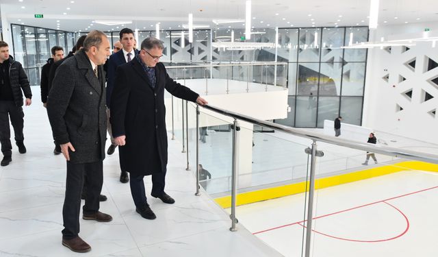 Vali Balcı duyurdu: Spor Adası'ndaki buz pisti hizmete giriyor