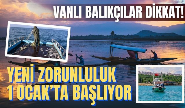 Vanlı balıkçılar dikkat! Sualtı avında yeni belge zorunlu