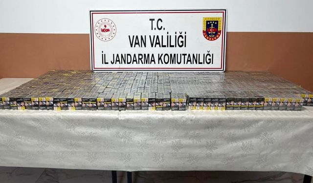 Başkale’de gümrük kaçağı sigara ele geçirildi