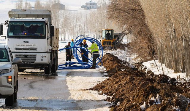 Erciş’te 70 hanenin içme suyu sorunu giderildi