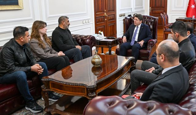 Adalet Bakanı Yılmaz Tunç, Rojin Kabaiş’in ailesi ile görüştü