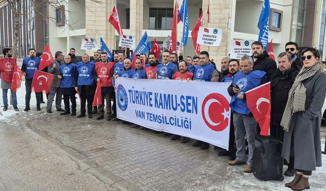 Türkiye Kamu Sen Van Temsilciliği: Ücrette hakkaniyet, vergide adalet istiyoruz