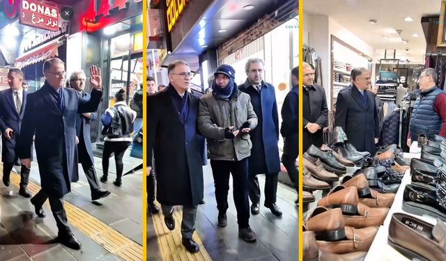 Vali Balcı'dan esnaf ziyareti (Video)