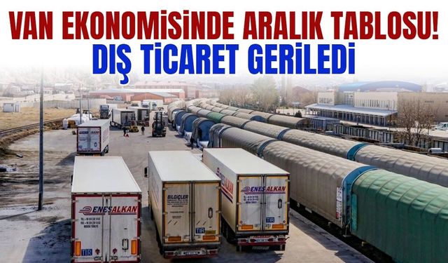 Van ekonomisinde Aralık tablosu! Dış ticaret geriledi