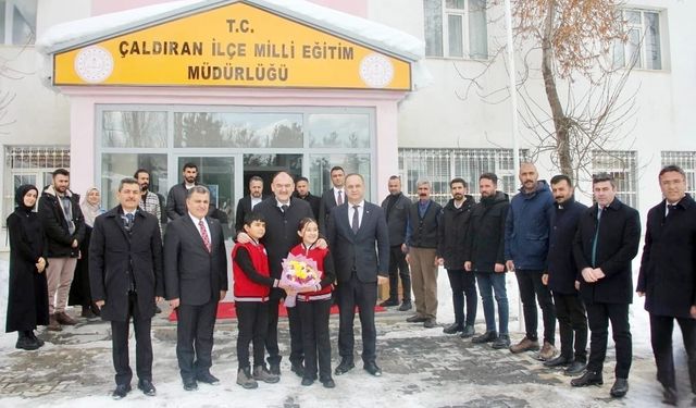 Van İl Milli Eğitim Müdürü Çandıroğlu, Çaldıran’da incelemelerde bulundu