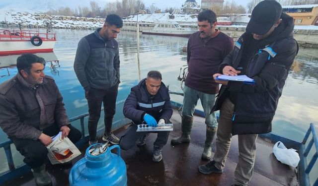 Van’da balıkçılara yönelik denetim