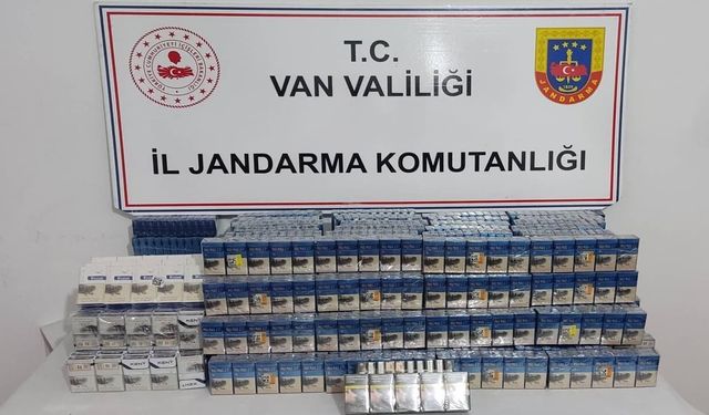 Van’da kaçak sigara operasyonu! 2 şüpheli hakkında adli işlem
