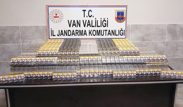 Van’da kaçak sigara operasyonu! 3 bin 300 adet sigara ele geçirildi