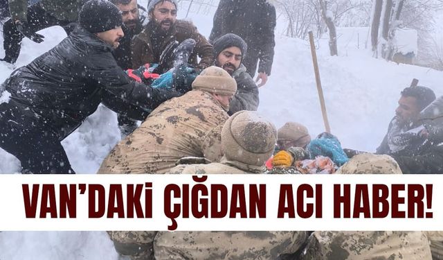 Son dakika: Van’daki çığdan acı haber!