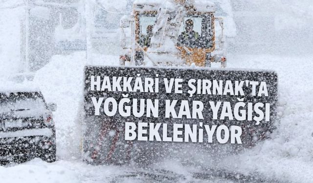 Van’ın komşu illerde alarm:: Yoğun kar yağışı bekleniyor
