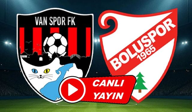 Vanspor- Boluspor maçını canlı izle!