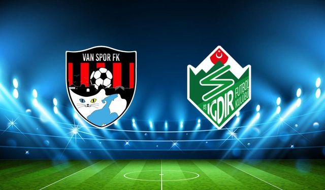 Vanspor- Iğdır FK maçında onbirler belli oldu! Yeni transfer onbirde