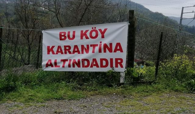 6 köy karantinaya alındı