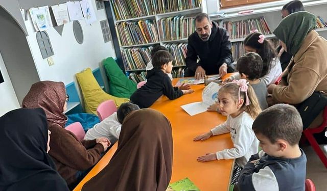 Edremit’te ‘annem bana masal okur musun’ projesi kapsamında anlamlı buluşma