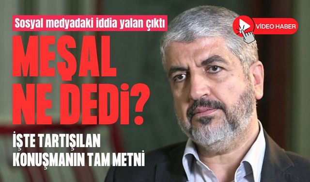 Halid Meşal’in Kürtlerle ilgili sözleri yalan çıktı: İşte gerçekler