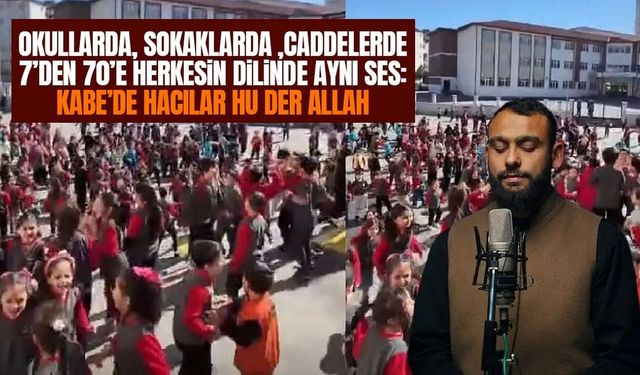 Herkesin dilinde aynı ilahi: Kabe’de Hacılar Hu Der Allah