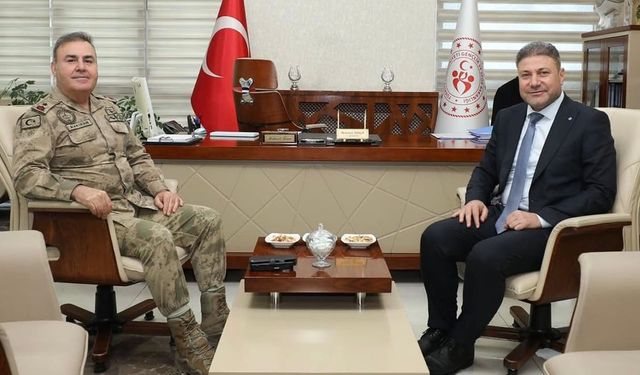 Tuğgeneral Avkıran’dan Müdür Tosun’a ziyaret
