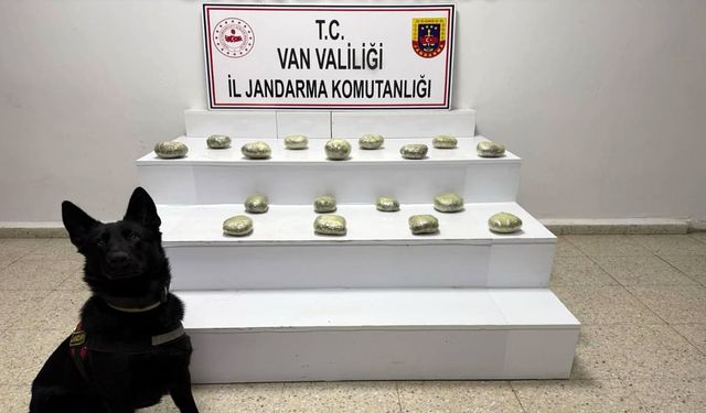 Van Başkale’de 20 kilo 250 gram toz esrar ele geçirildi