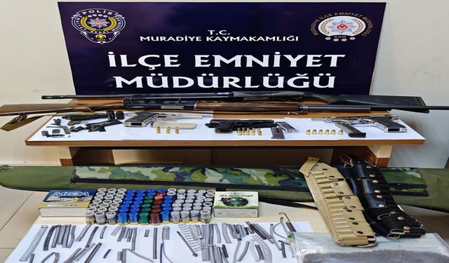 Van Muradiye’de ruhsatsız silah operasyonu: 1 kişi gözaltında