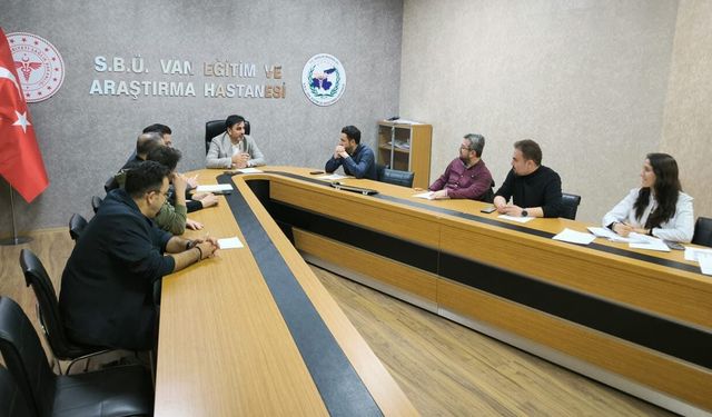 Van SBÜ’de eğitim planlama kurulu toplantısı gerçekleştirildi