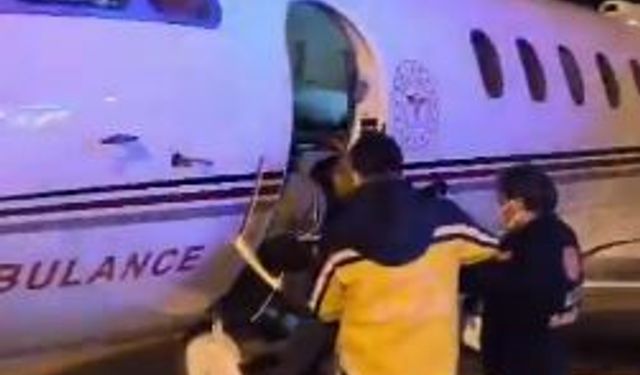 Van’da 11 aylık bebek uçak ambulansla İstanbul’a sevk edildi