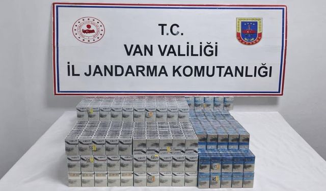 Van’da 1.280 paket kaçak sigara ele geçirildi