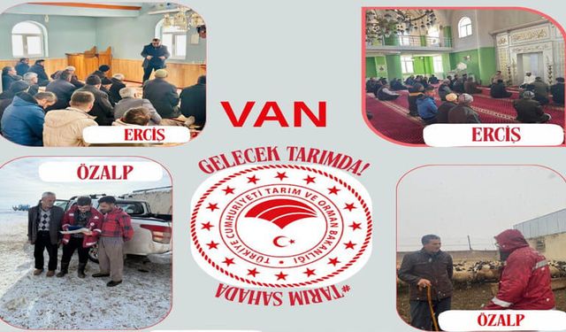 Van’da 186 çiftçiye eğitim verildi