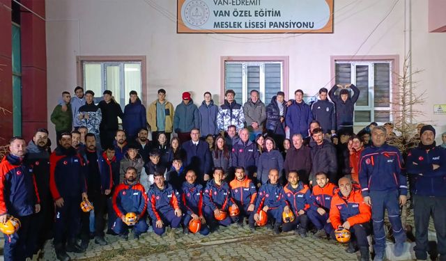 Van’da 6 Şubat depremleri anısına kapsamlı afet tatbikatı