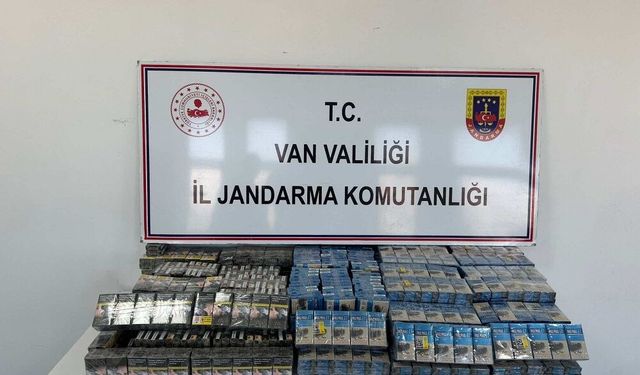 Van’da 1.630 paket kaçak sigara ele geçirildi