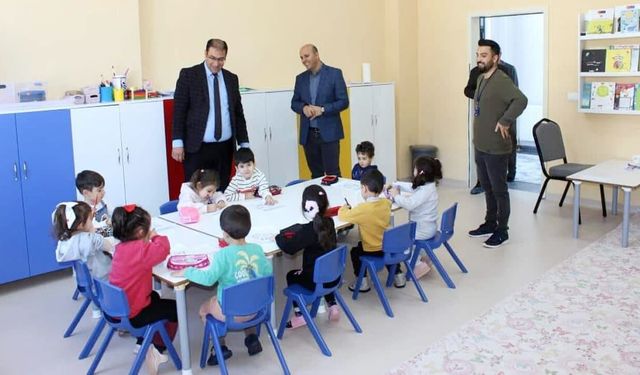 Edremit’te Sağlık Çalışanları Anaokulu’na ziyaret