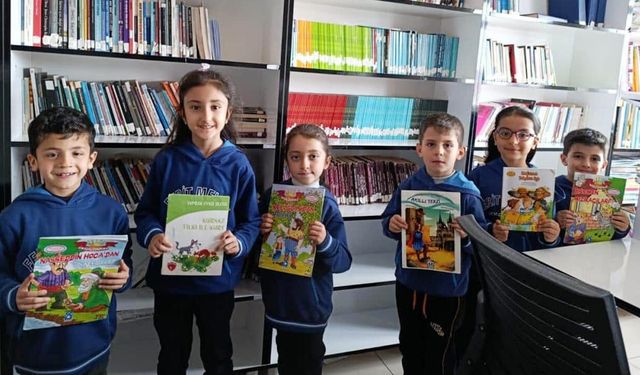 Ferit Melen İlkokulu’ndan ‘bir kitap da benden olsun’ projesine destek